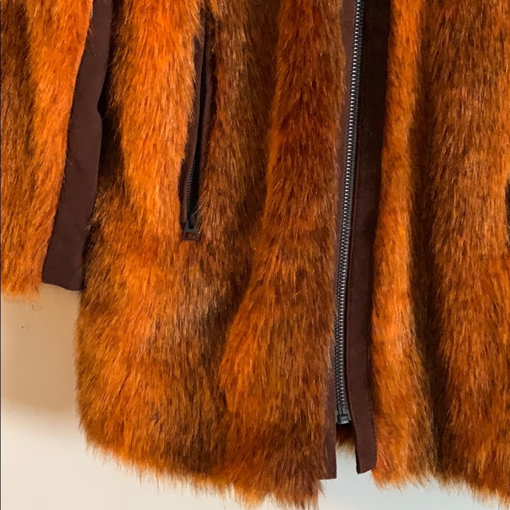 H&M Signature Designer Faux Fur Coat - Picture 2 of 3